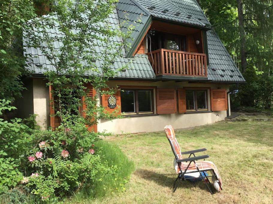 Domek W Lesie Leki  Dış mekan fotoğraf